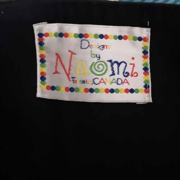 Beautiful Designs by Naomi, Toronto, Black High-low Wrap Skirt w/ Hearts Medium - Picture 5 of 8